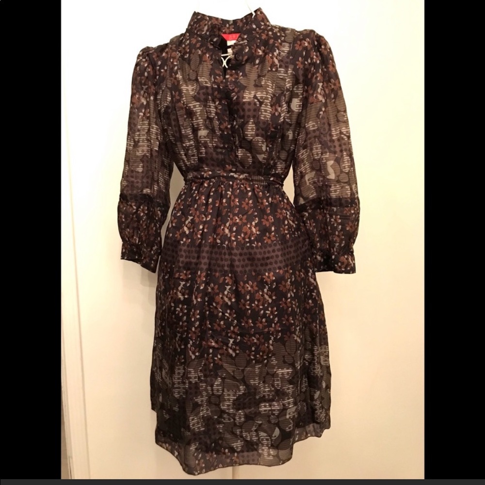 A.B.S by Allen Schwartz gorgeous silk dress Size 6